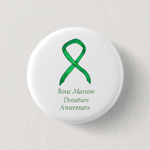 Bone Marrow Spenden Sensibilisierungsband Custom B Button