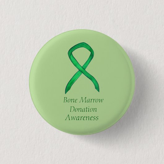 Bone Marrow Spenden Sensibilisierungsband Custom B Button (Vorderseite)