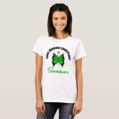 Bone Marrow Transplant Survivor Butterfly T-Shirt (Vorne ganz)