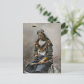 Bone Necklace, Ratsvorsitzender 1899 Postkarte (Stehend Vorderseite)