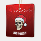 Bone to Be Jolly | Deck the Halls with Skulls Keramikornament (Links)