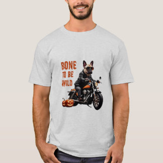 Bone to Be Wild – Biker Pug on Motorcycle | Funny  T-Shirt