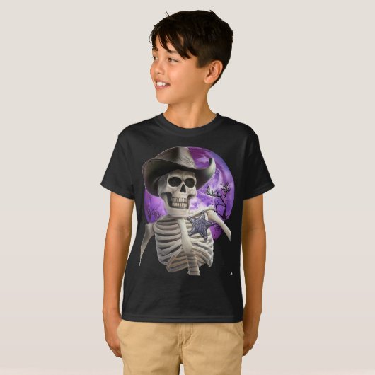 Bone to Be Wild, Boney James Skeleton T-Shirt (Vorne ganz)