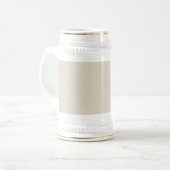 Bone White Bierglas (Vorderseite Links)
