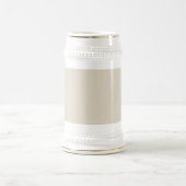 Bone White Bierglas (Mittel)