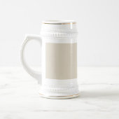 Bone White Bierglas (Links)