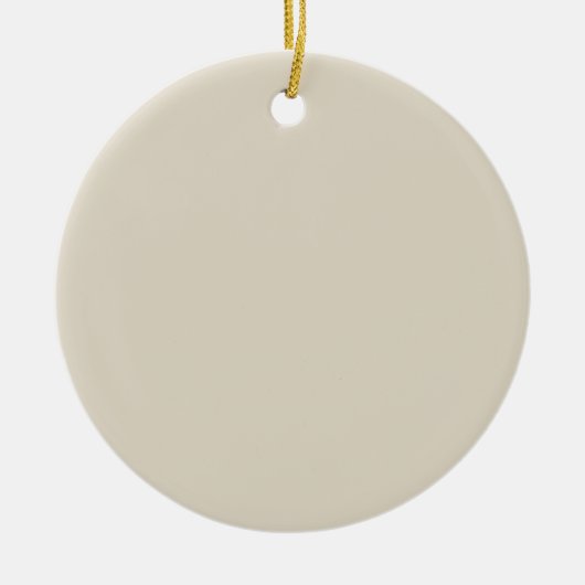 Bone White Circle Keramikornament (Vorne)