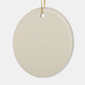 Bone White Circle Keramikornament (Links)