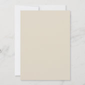Bone White Einladung (Rückseite)
