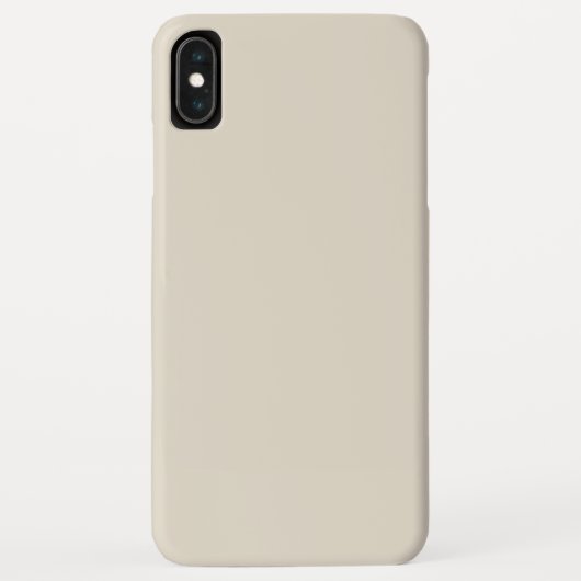 Bone White iPhone XS Max Case (Rückseite)