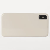 Bone White iPhone XS Max Case (Rückseite (Horizontal))