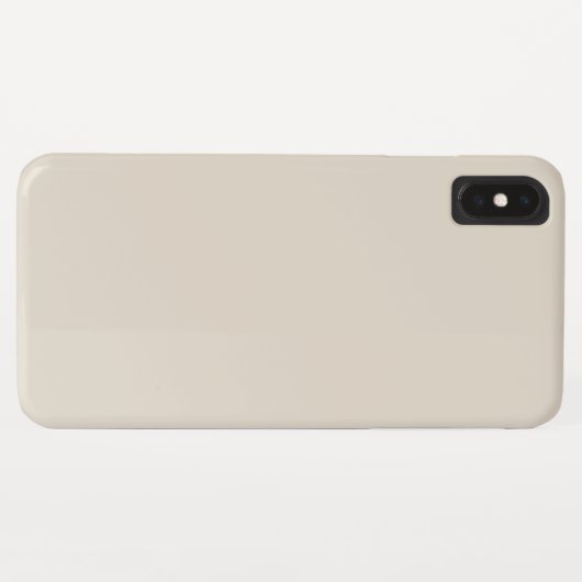 Bone White iPhone XS Max Case (Rückseite (Horizontal))