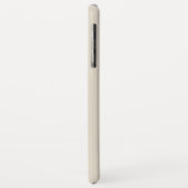 Bone White iPhone XS Max Case (Hinten/Links)