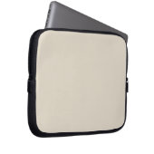 Bone White Laptop Sleeve (Vorne Rechts)