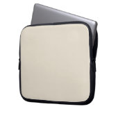 Bone White Laptop Sleeve (Vorderseite Links)