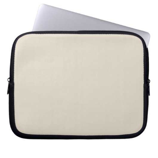 Bone White Laptop Sleeve (Vorderseite)
