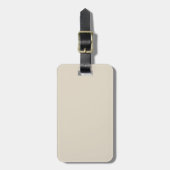 Bone White Luggage Tag Gepäckanhänger (Vorderseite vertikal)