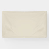 Bone White Outdoor Banner (Horizontal)