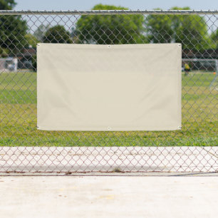 Bone White Outdoor-Banner Banner
