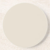 Bone White Round Sandstone Untersetzer (Vorne)