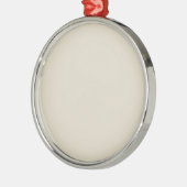 Bone White Round Silbernes Ornament (Links)