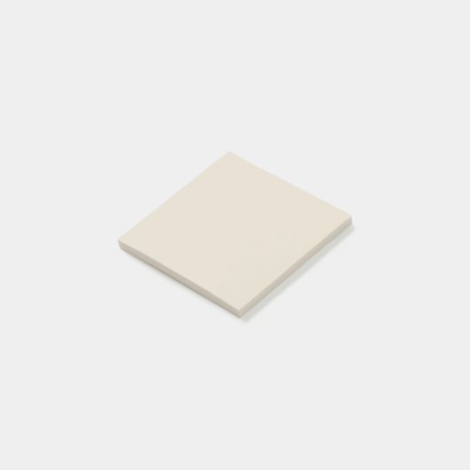 Bone White Square Post-it Klebezettel (angewinkelt)