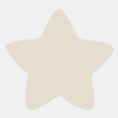 Bone White Star Aufkleber (Vorderseite)