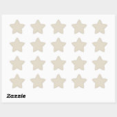 Bone White Star Aufkleber (Blatt)