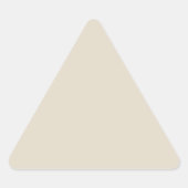 Bone White Triangle Sticker (Vorderseite)