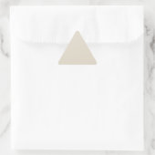 Bone White Triangle Sticker (Tasche)