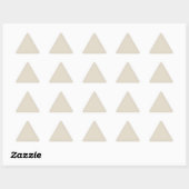Bone White Triangle Sticker (Blatt)