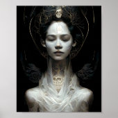 Bone Wraith Fantasy Sci-Fi Art Poster (Vorne)