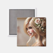 "Bonecas Encantadas: Guardiãs de Sonhos e Memórias Magnet (Vorderseite/Rückseite)