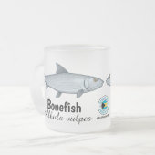 Bonefish-Frostglas-Tasse von SciPerspective Mattglastasse (Vorderseite Links)