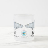 Bonefish-Frostglas-Tasse von SciPerspective Mattglastasse (Mittel)