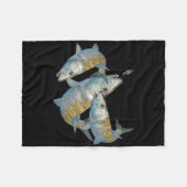 Bonefish Hunting A Salt Water Fly Fishing & De Fleecedecke (Vorderseite (Horizontal))