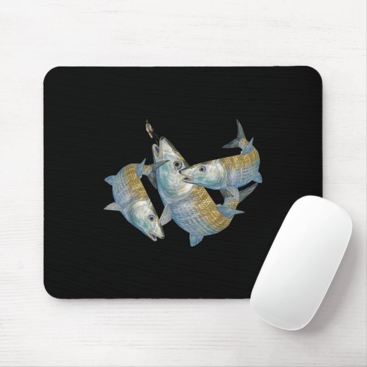 Bonefish Hunting A Salt Water Fly Fishing &amp; De Mousepad (Mit Mouse)