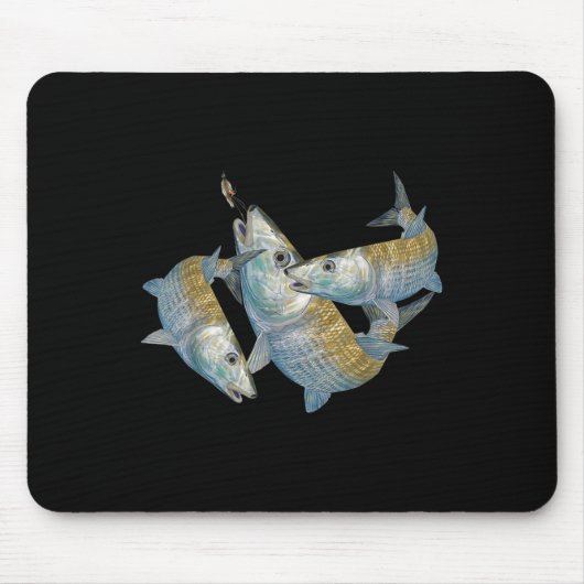 Bonefish Hunting A Salt Water Fly Fishing & De Mousepad (Vorne)