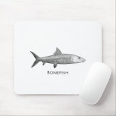 Bonefish-Logo Mousepad (Mit Mouse)