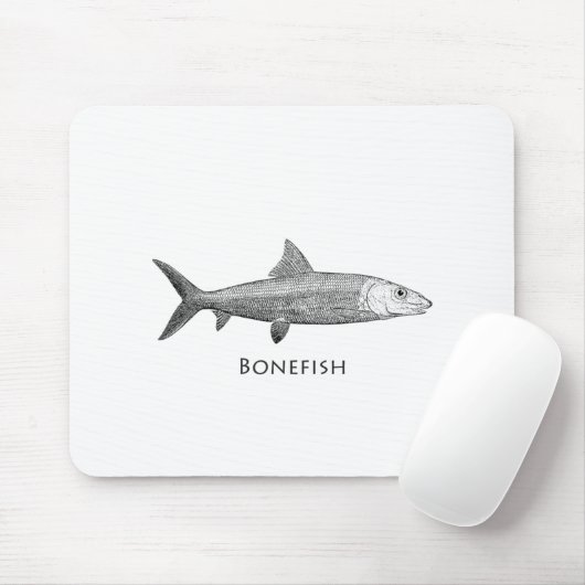 Bonefish-Logo Mousepad (Mit Mouse)