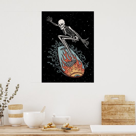 Bonehead Board Typ Poster (Küche)