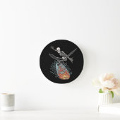 Bonehead Board Typ Runde Wanduhr (Zuhause)