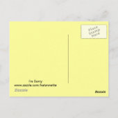 Bonehead SORRY Karte (Rückseite)