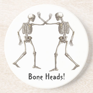 Boneheads Halloween Sandstein Untersetzer