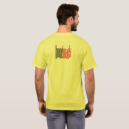 boneHeads™ Logo 529-2 T-Shirt (Schwarz voll)
