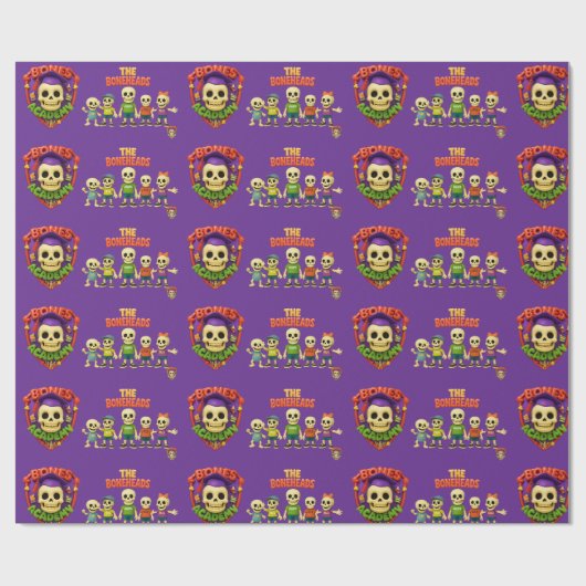 Bones Academy™ Geschenkpapier (Flach)