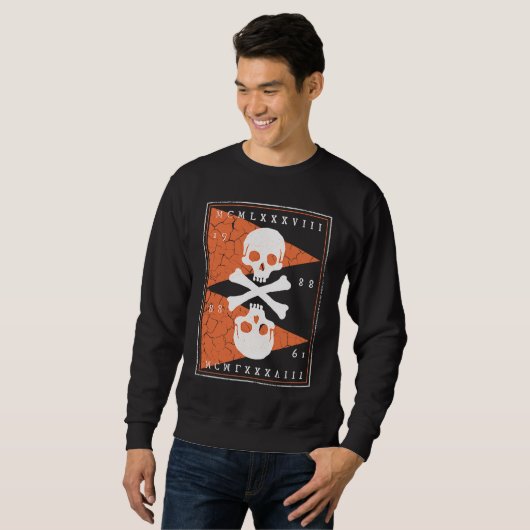 Bones and Skulls Pirate  2 Sweatshirt (Vorne ganz)