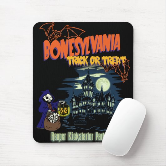 Bonesylvania Mausunterlage Mousepad (Mit Mouse)