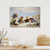 Boney schlüpfen ein Bulletin oder schnupfen Winter Poster (Küche)