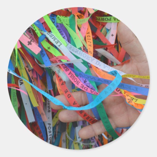 Bonfim Runder Aufkleber (Vorderseite)